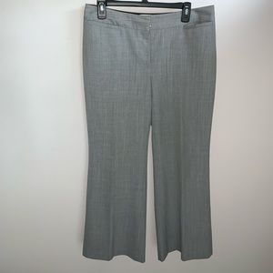 White House Black Market, light gray wide leg trousers, size 8